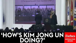 JUST IN: Trump Speaks To Troops Deployed In South Korea At The Commander-In-chief Inaugural Ball