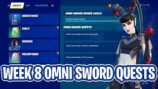 How to find all Week 8 Omni chips Locations in Fortnite