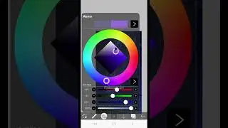 Drawing Aesthetic Night sky 🌌 #painting #art #digitalart #tutorial #foryou #fyp #ibispaintx