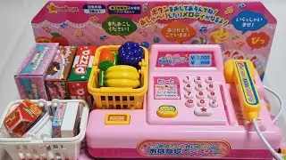 4 Minutes Satisfying With Hello Kitty Cash Register & Groceries ASMR No talking
