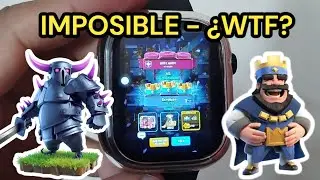 Instal&eacute; CLASH ROYALE en mi SMARTWATCH | &iquest;El setup m&aacute;s peque&ntilde;o del mundo?