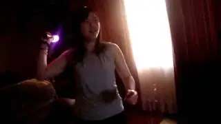 Shoko brigando com o homem invisivel (Sony Move, actually)
