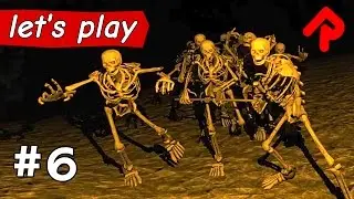 Fighting skeleton army in a dungeon of darkness! | Let's play Savage Lands S3 Ep 6