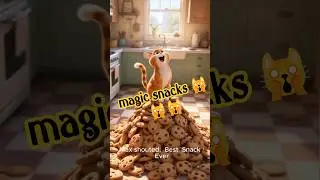 The Cookie That Started Talking! 🍪✨ | Funny Short Story for Kid #viralshorts  #cat cokkies