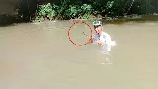 Pesca Con Fisga o Filga, Casando Bajo El Agua