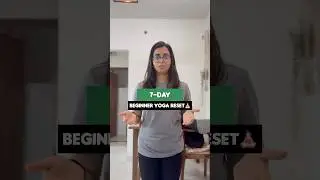 Day 6 | 7 Day Beginner Yoga Reset | PalFlex #shorts