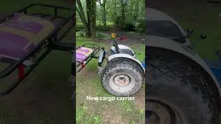 New harbor freight cargo rack for the tractor  #homestead #harborfreight #diesel #workhorse #beaver