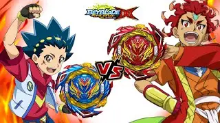 BEYBLADE BURST DB EPISODE 16 IN REAL LIFE  | RED SAVIOR VALKYRIE VS SAVIOR VALKYRIE | PROTOTYPES