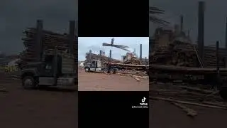 Day in the life of a Logtruck driver  #logging #trucking #loggingtruck #truckdriver