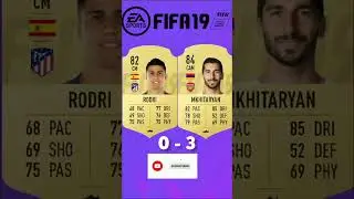 RODRI VS MKHITARYAN FIFA COMPARISON 🇦🇲🇪🇸#shorts