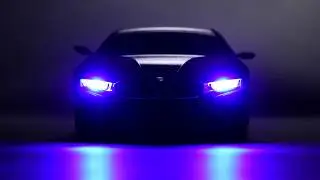 BMW i8 painted with Black 3.0 the Blackest Paint you can use!