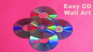 Easy CD Wall Art || DIY Cd Craft ideas || GirishShanku