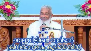 വെല്ലുവിളികൾ നേരിടാൻ ക്രിസ്താനുഭവം കൂടിയെ തീരു! - ഫാ. ജെയിംസ് മഞ്ഞാക്കൽ