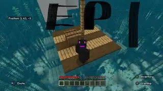 Raft Survival on Minecraft. Episode 1. The World Creation and First Stream. VOD