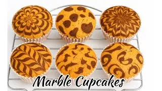 PERFECTLY SOFT, FLUFFY MARBLE CUPCAKES ||ONE BITE ENDLESS HAPPINESS||KEK MARBLE GEBU