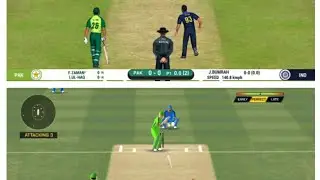 Real cricket 20 Vs Real cricket Go graphics #short #cricket