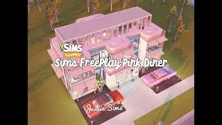 Sims FreePlay Pink Diner 🩷🍔☕️ Floor Plans Included! 🌭