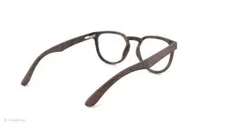 Wood Eyeglasses By Prosawood 360 video - Model Leopard - Walnut Burl