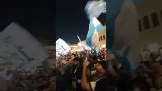Argentina Fans meet at Souq Waqif