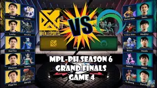 Bren Esports vs Omega Esports Game 4 MPL-PH Season 6 Grand Finals 🔥🔥