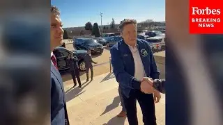 JUST IN: Elon Musk Does Not Answer Reporters’ Questions As He Leaves Pentagon Meeting With Hegseth