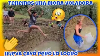 LAS MUJERES TAMBIEN HICIERON EL RETO💪 La Hueva se cayó pero insistió hasta lograrlo👏 Parte 15