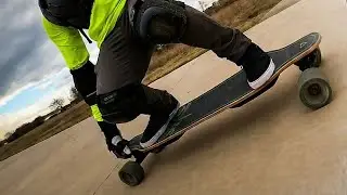 how to steer  electric skateboard @randomleap 
