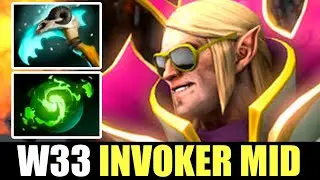 W33 Invoker Refresher + Scythe Vyse in New Patch 7.31d OLD META BUILD!!