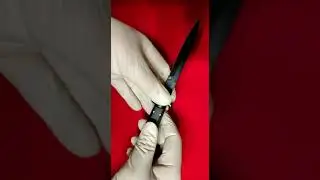 Stiletto tattico di Frank Beltrame, kevlar, lama teflonata. #stiletto #switchblade #tacticalknife