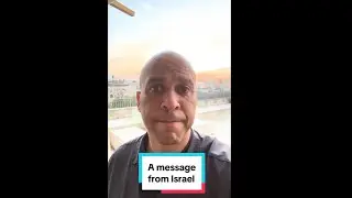 Senator Cory Booker's Message from Israel