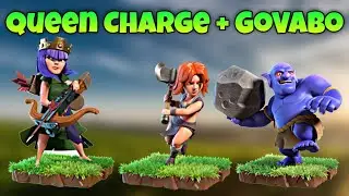 TH10 Queen Charge + GoVaBo (Golem + Valkyrie + Bowler) War Attack Strategy | Part 1 | Clash of Clans