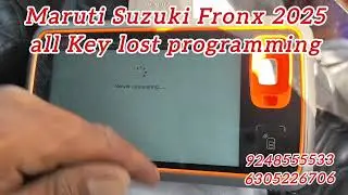 Maruti Suzuki Fronx 2025 all Key lost programming