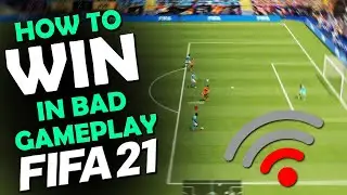 Как атаковать и защищаться при плохом игровом процессе в FIFA 21 | Выигрывайте больше, используя задержку и отставание | Обучающее руководство по FIFA 21
