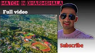 First cricket match experience at the Dharmshala stadium 🏟 🏏. - Goosebumps moments😮