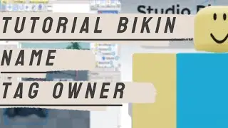Tutorial bikin nametag owner di studio lite