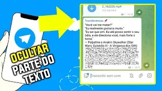 Como Ocultar Parte de Uma Mensagem no Telegram | Como Utilizar o Spoiler no Telegram