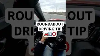 Совет по ручному проезду кругового перекрестка: контролируйте скорость на 2-й передаче #ручнаякор...