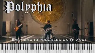 Playing God - Polyphia (easy chord progression for piano)