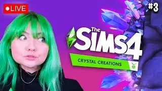 🔴 LIVE Completing the Crystal Creations Aspiration in the Sims 4! | Sims 4 Rags to Riches