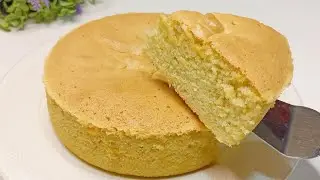 No Mixer, No Cracks| Super Soft Bakery-Style SPONGE CAKE