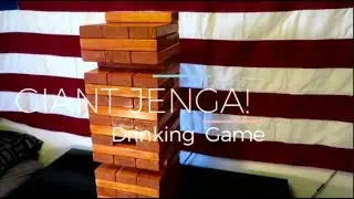 GIANT JENGA: Drinking Game - How to