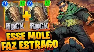 É MOLE de Jogar e DURO de Parar! MOLEMAN + PATRIOTA Vai Calar A Sua Boca! | Marvel Snap