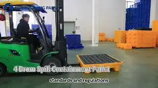 4 Drum ibc spill containment pallet