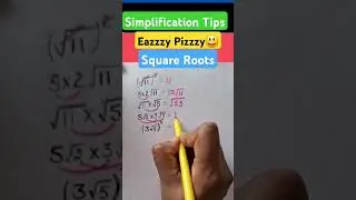 Simple Steps for Square Roots #reasoning #ssc #competition #mathshacks #mathshacks #tricks #ytshorts