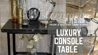How to make Granite| DIY LUXURY CONSOLE TABLE| ACCIDENTALLY