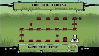 Super Meat Boy - Wood Boy Trophy (Beat The Forest Light World Without Dying)