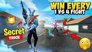Win Every 1vs4 Fight🎯 ||  1vs4 quadra clutch ! 🎯😱 // #sunilgaming090 