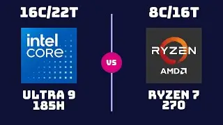 Intel Core Ultra 9 185H vs AMD Ryzen 9 270 &ndash; CPU Comparison