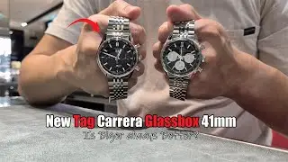 New TAG Heuer Carrera Glassbox Chronograph 41mm - Is Bigger always Better?