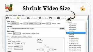How to reduce video file size with HandBrake
